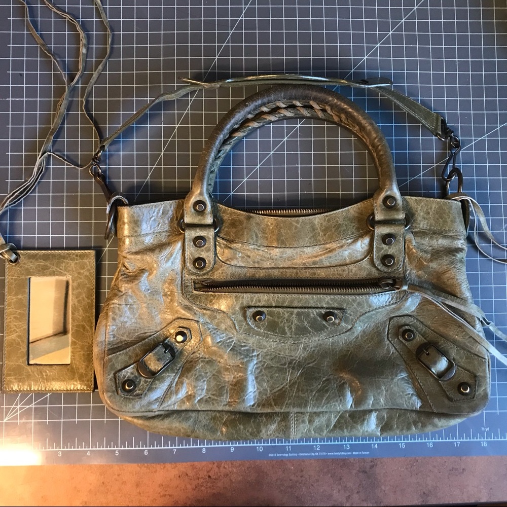 Balenciaga the first khaki green used